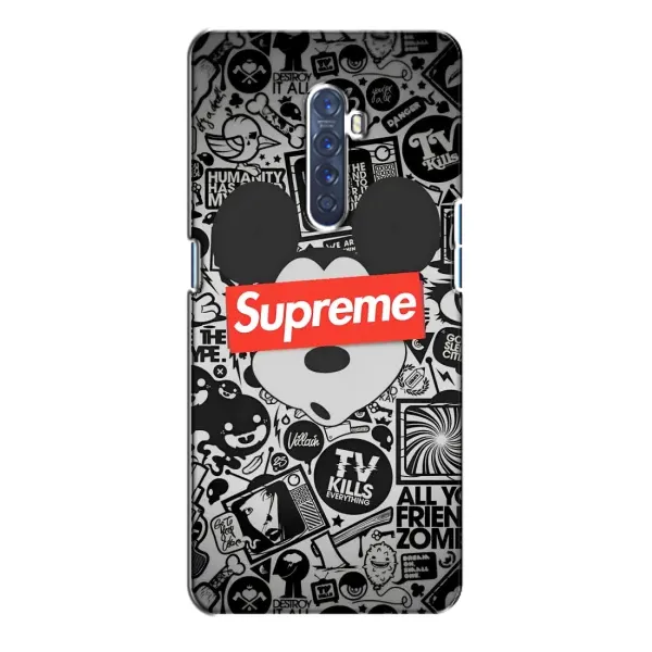 Чехол с рисунком «Supreme Маус» для OPPO Reno 2 Чехол с рисунком «Supreme Маус» для OPPO Reno 2