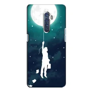 Чехол (ТПУ) с планетами на Oppo Reno 2 (To The moon)