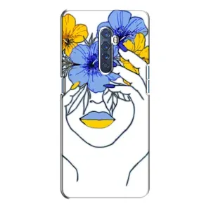 Чохол на Oppo Reno 2 (Український дизайн) (Українка на всю голову)