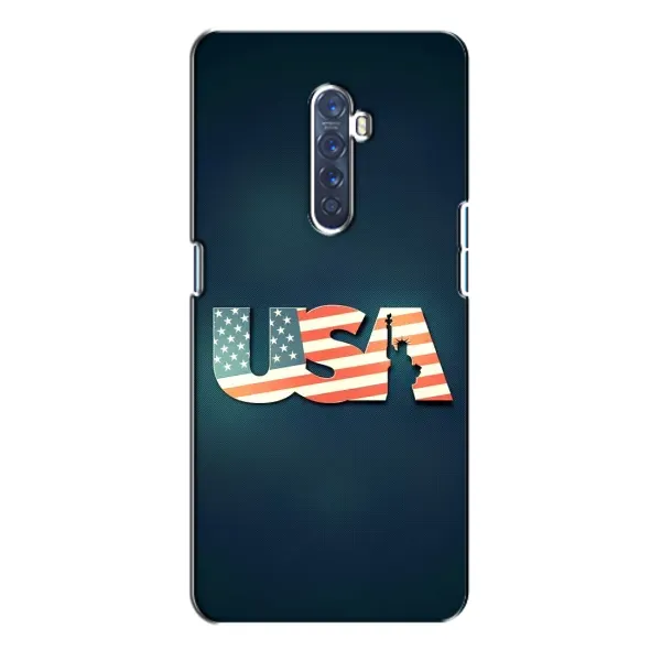 Чехол с рисунком «USA» для OPPO Reno 2