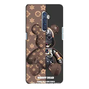 Силиконовый чехол для Oppo Reno 2 (Медмедь Луи Виттон)