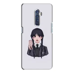 Чехлы с принтом Уэнсдей на Oppo Reno 2 (Вещь Венсдей)