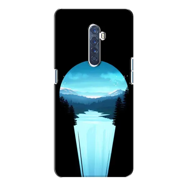 Чехол с рисунком «Синий Водопад» для OPPO Reno 2 Чехол с рисунком «Синий Водопад» для OPPO Reno 2