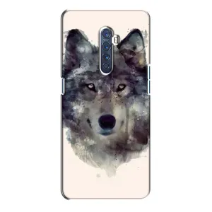 Чехол с Волком на Oppo Reno 2 (Волк)