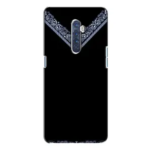 Силиконовый Чехол на Oppo Reno 2 (Воротник вышиванки)