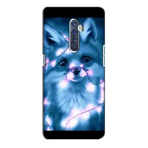 Чехол с Лисичкой для Oppo Reno 2 (Яркая Лиса)