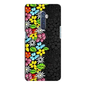 Чохол з Квітами для Oppo Reno 2 (Яскраві квіти)