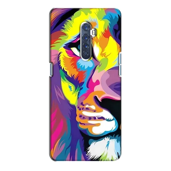 Чехол с рисунком «Яркий Лев» для OPPO Reno 2
