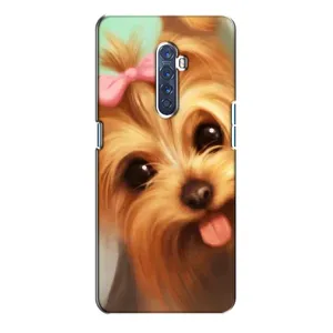 Чехол (ТПУ) Милые собачки для Oppo Reno 2 (Йоршенский терьер)