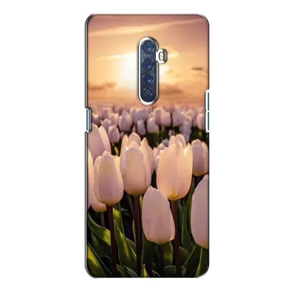 Чехол с рисунком «Закат с цветами» для OPPO Reno 2 Чехол с рисунком «Закат с цветами» для OPPO Reno 2