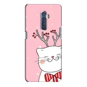 Чехол с рисунком «Зимний кот» для OPPO Reno 2
