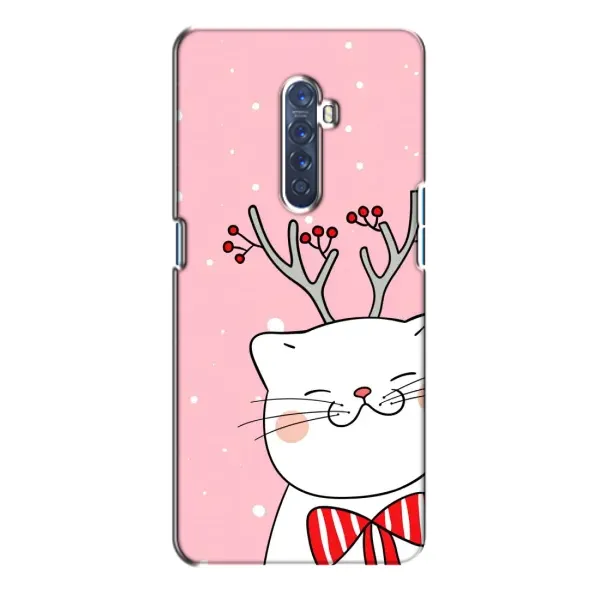Чехол с рисунком «Зимний кот» для OPPO Reno 2 Чехол с рисунком «Зимний кот» для OPPO Reno 2