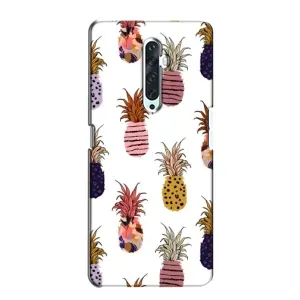 Чохол з зображенням смачної їжі для Oppo Reno 2Z (Ананаси)