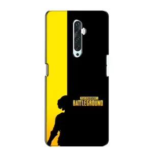 Чохол (TPU) з картинкою "Лого Пабг" на Оппо Рено 2з (Battlegrounds)