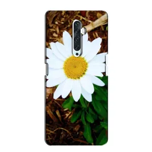 Чехол с ромашками на Oppo Reno 2Z (Белая ромашка)