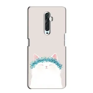 Чохол на тематику: Коти для OPPO Reno 2Z (Білий котик)