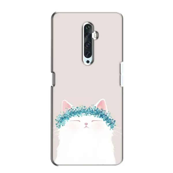 Чехол с рисунком «Белый котик» для OPPO Reno 2Z Чехол с рисунком «Белый котик» для OPPO Reno 2Z