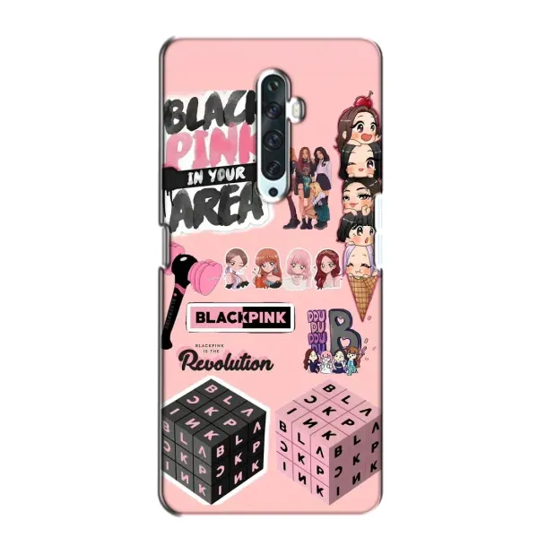 Чехол с рисунком «BLACK PINK коллаж» для OPPO Reno 2Z