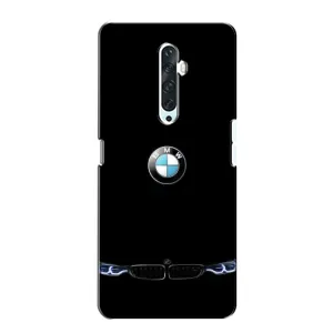 Силиконовый бампер с картинкой машины на Oppo Reno 2Z (Черный BMW)