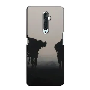 Чехлы на военную тематику для Oppo Reno 2Z (Бой солдат)