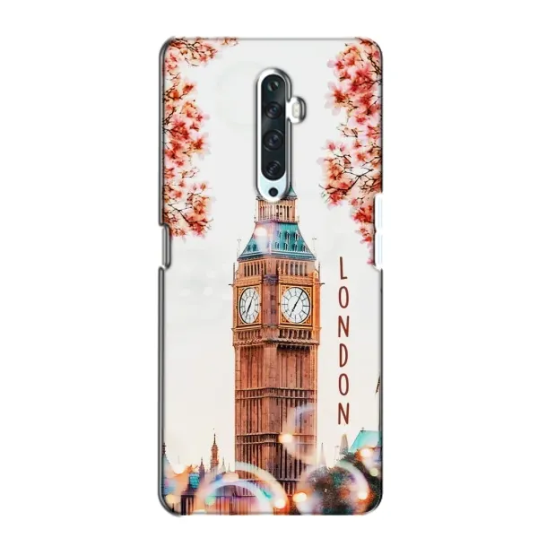 Чехол с рисунком «Часы Лондон» для OPPO Reno 2Z