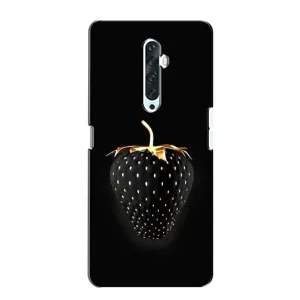 Чохол з зображенням смачної їжі для Oppo Reno 2Z (Чорна полуниця)