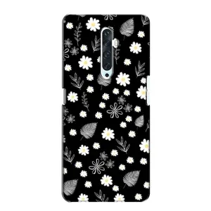 Чехлы с тематикой "ЦВЕТЫ" на Oppo Reno 2Z (цветение на чорном)