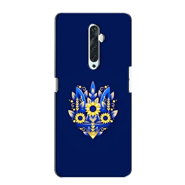 Чехол с рисунком «Цветущий Герб» для OPPO Reno 2Z