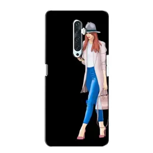 Чохол з картинкою Модні Дівчата Oppo Reno 2Z (Дівчина з телефоном)