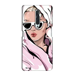 Чохол з картинкою Модні Дівчата Oppo Reno 2Z (Дівчина в халаті)
