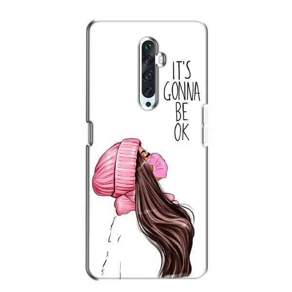Чехол с рисунком «Девушка в маске» для OPPO Reno 2Z Чехол с рисунком «Девушка в маске» для OPPO Reno 2Z
