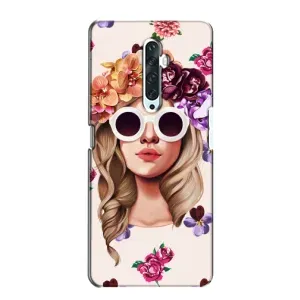 Чохол з картинкою Модні Дівчата Oppo Reno 2Z (Дівчина в окулярах)