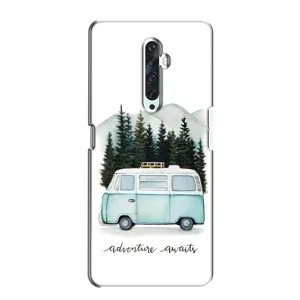 Силиконовый бампер с картинкой машины на Oppo Reno 2Z (Домик на колесах)