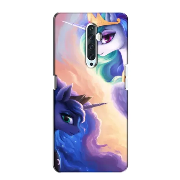 Чехол с рисунком «Единорожки на тучках» для OPPO Reno 2Z Чехол с рисунком «Единорожки на тучках» для OPPO Reno 2Z