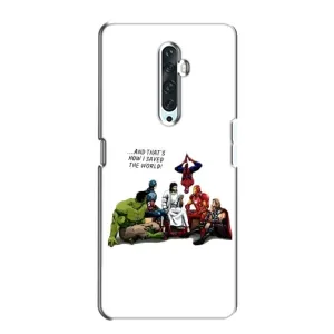 Чехлы для Oppo Reno 2Z (Для Христиан) (Иисус супергерой)