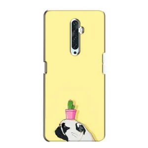Бампер для Oppo Reno 2Z з картинкою "Песики" (Кактус на голові)