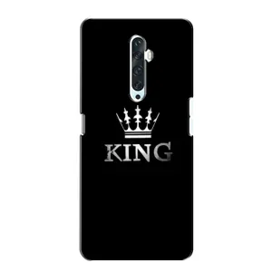 Чохол (Корона на чорному фоні) для Оппо Рено 2з (KING)