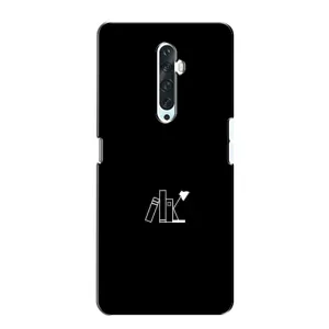 Чохол з картинками на чорному фоні для Oppo Reno 2Z (Книжки)
