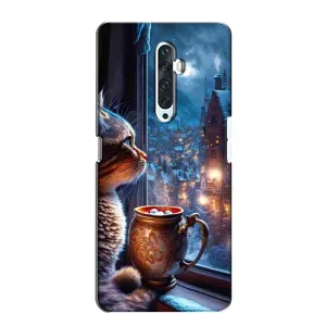 Чохли на Новий Рік Oppo Reno 2Z (Кіт новорічний)