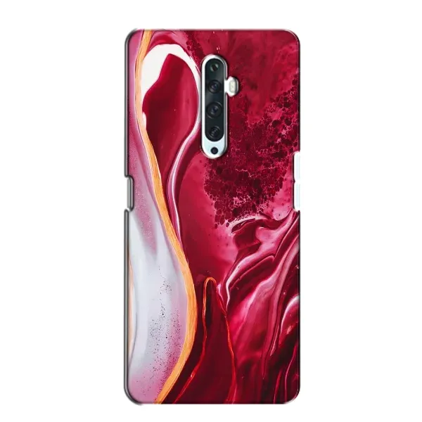 Чехол с рисунком «Красный мрамор» для OPPO Reno 2Z Чехол с рисунком «Красный мрамор» для OPPO Reno 2Z