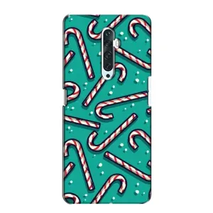 Силіконовий бампер на різдво для Oppo Reno 2Z (Льодяники)