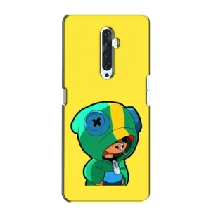 Чехол Бравл Старс для Oppo Reno 2Z (Леон (LEON))