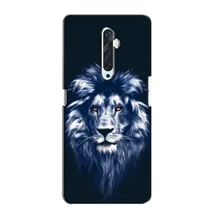 Чохол з картинкою на Oppo Reno 2Z (Лев – синій)