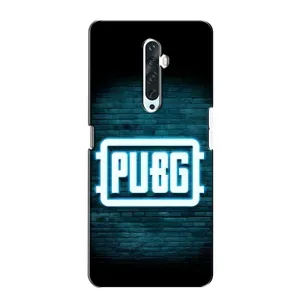 Чохол (TPU) з картинкою "Лого Пабг" на Оппо Рено 2з (Лого PUBG)