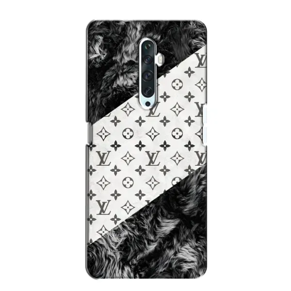 Чехол с рисунком «LV на белом» для OPPO Reno 2Z