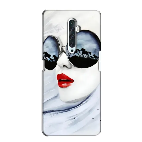 Чехол с рисунком «Любительница коней» для OPPO Reno 2Z