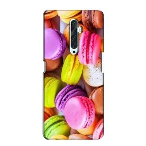 Чохол з зображенням смачної їжі для Oppo Reno 2Z (Макаруни)