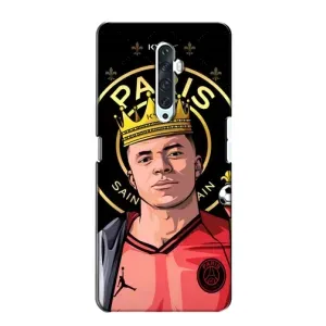 Чехол (TPU) с Футболистом на Oppo Reno 2Z (Mbappe King)