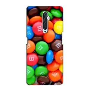 Чохол з зображенням смачної їжі для Oppo Reno 2Z (Різнокольорові M&M'S)
