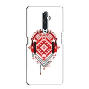 Силиконовый Чехол на Oppo Reno 2Z с картинкой Вышиванки (Модная вышиванка)